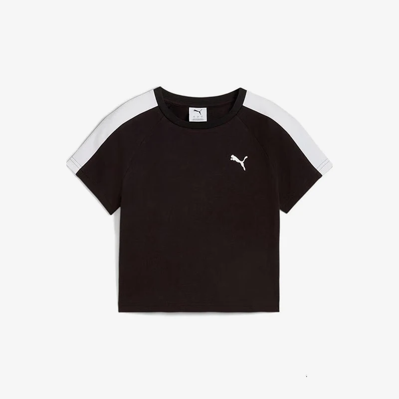 

Puma genuine 2025 Summer Edition Women's Splicing Sports Short Sleeve Breathable 632925-01