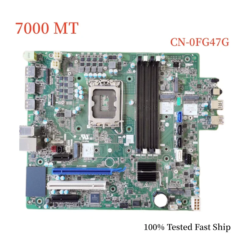 CN-0FG47G For OptiPlex 7000 MT Motherboard 0FG47G FG47G VTGDG LGA1700 DDR4 Mainboard 100% Tested Fast Ship