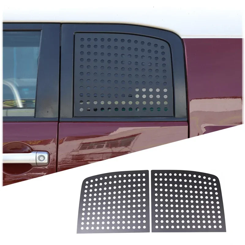 

For Toyota FJ Cruiser 2007-2021 Rear Window Honeycomb Panel Decorative Car Exterior Modeling Accessories Aluminum Alloy