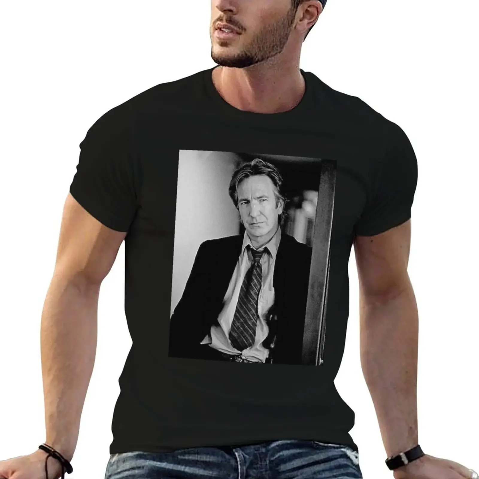 Alan Rickman T-Shirt anime tshirt tees compression shirt men