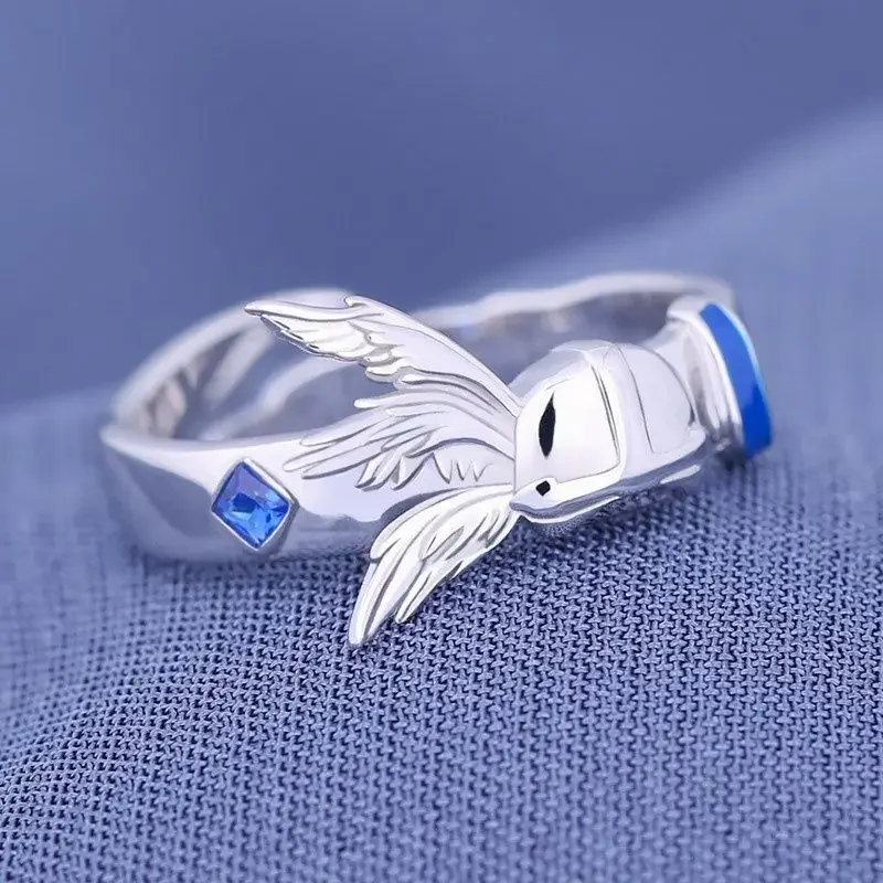 Anime Digimon Digital Monster Cherubimon Ring Unisex Cartoon Couple Adjustable Opening Rings Party Jewelry Accessories