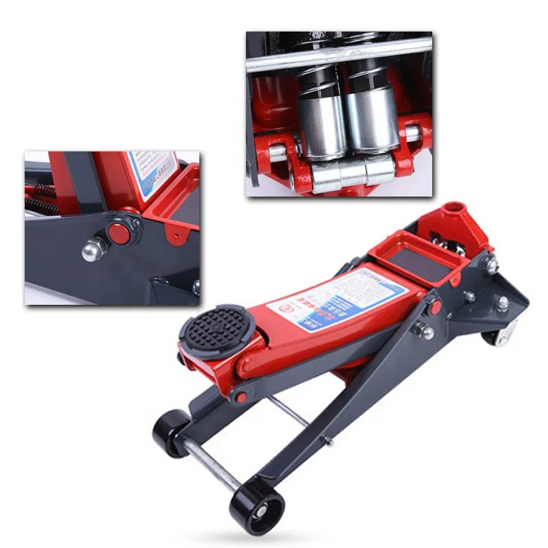 

Car Lifting Equipment Jack Horizontal Hydraulic Jack Manual Double-Section Jack Automobile Tire Replacement Auxiliary Equipment