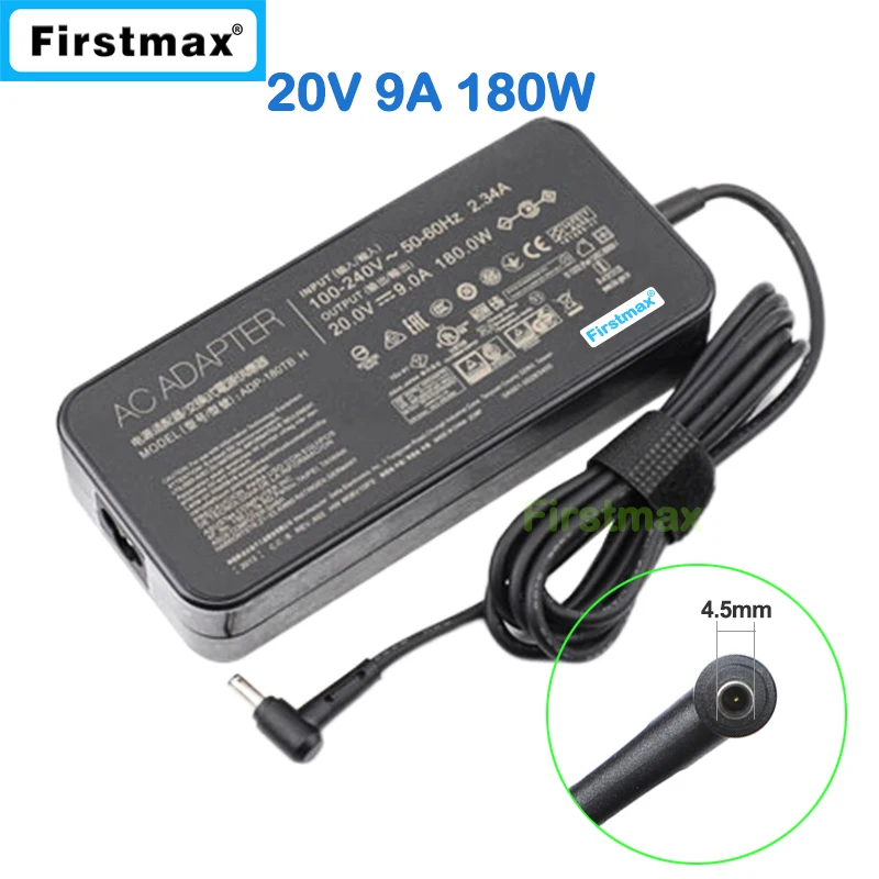 

20V Power Supply 9A 180W Gaming Laptop Charger for MSI Sword 15 17 A11UC A11UD A11UE A11UG MS-1582 MS-17L1 MS-17L2 A17-180P4B