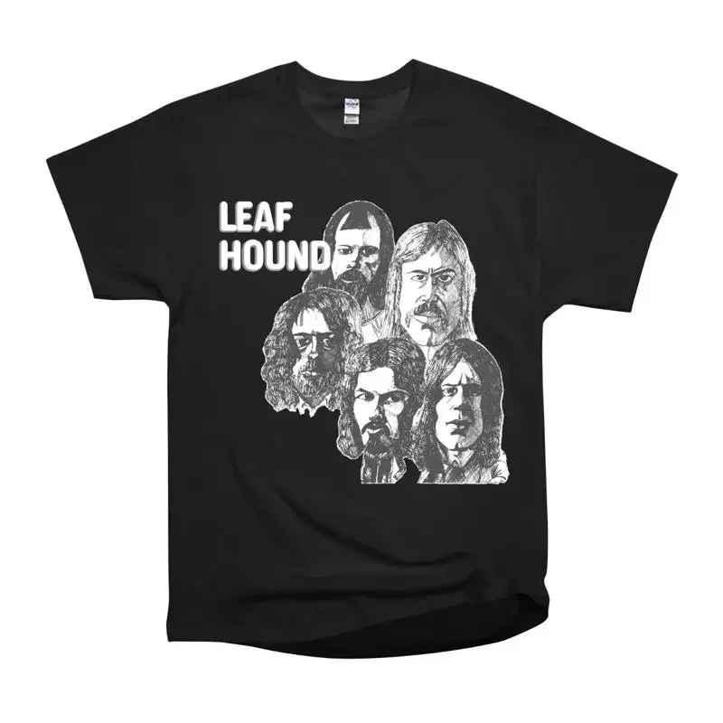 Leaf Hound Four Human Black Music T Shirt