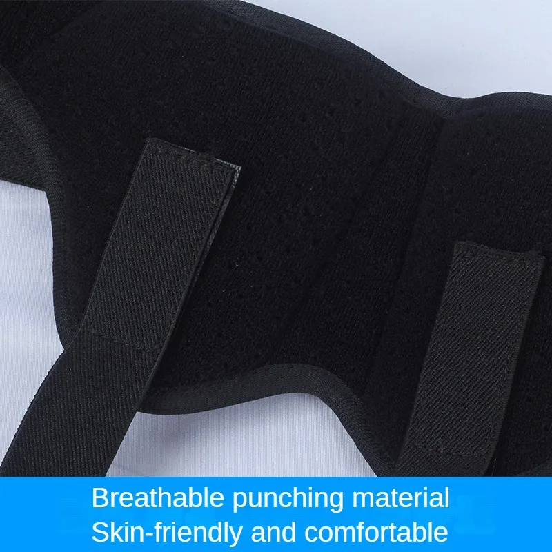 Adjustable Adult Hernia Belt Man Inguinal Groin Support Inflatable Hernia Bag with 2 Removable Compression Pads Pain Relief