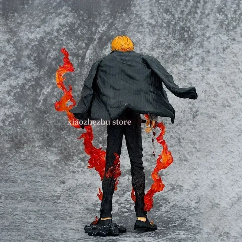 Figura de Sanji de una pieza, modelo de Pvc coleccionable, estatua de Thousand Sunny Zoro Luffy Going, minifiguras de acción, 28cm