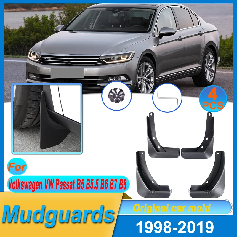 

Car Mud Flaps Mudguards For Volkswagen VW Passat B5 B5.5 B6 B7 B8 1998-2019 Splash Guards Fender Mudflaps Autos ABS Accessories