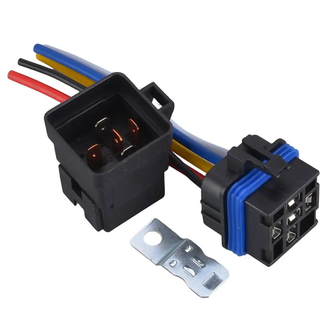 

12V 60/80A 5-Pin Waterproof Automotive Relay Set With Pigtail Fit For Car Boat