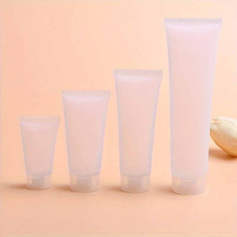 50 Stück Mattierte Leere Nachfüllbare Kunststoff-Softtuben, Quetschbare Tuben, Kosmetikbehälter, Aufbewahrung für Creme, Reiniger, Shampoo, Lotion, Dosen – Detail 6