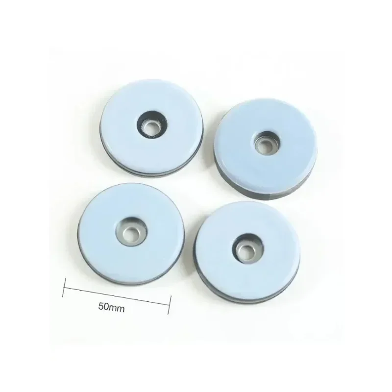 4 Pcs/Lot 50mm Furniture Sliding Pad Self-Tapping Style , Table And Chair Foot Mobile Corner Crash Floor Protection