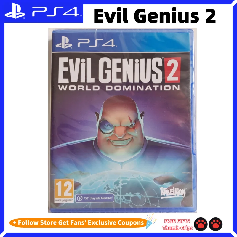 

PS4 New Game CD Evil Genius2 World Domination Playstation 4 Game Discs Playstation4 Games Ps4 Evil Genius 2 World Domination