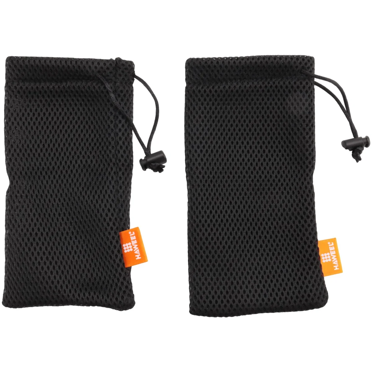 HAWEEL 5-упаковка нейлоновой сетчатой сумки для хранения на шнурке — многоцелевой дорожный и активный чехол 3,5 x 7,3 дюйма для мобильных телефонов