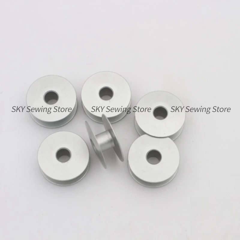 100PCS 1.6 Times Bobbin Large Capacity Core Diameter 23mm Aluminum Alloy for Tajima Barudan Swf Happy Toyota Feiya Embroidery