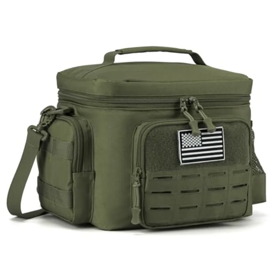

Tactical Lunch Bag for Mens Military Heavy Duty Lunch Box Work Leakproof Insulated Durable Thermal Cooler Bag for Adult Meal fo
