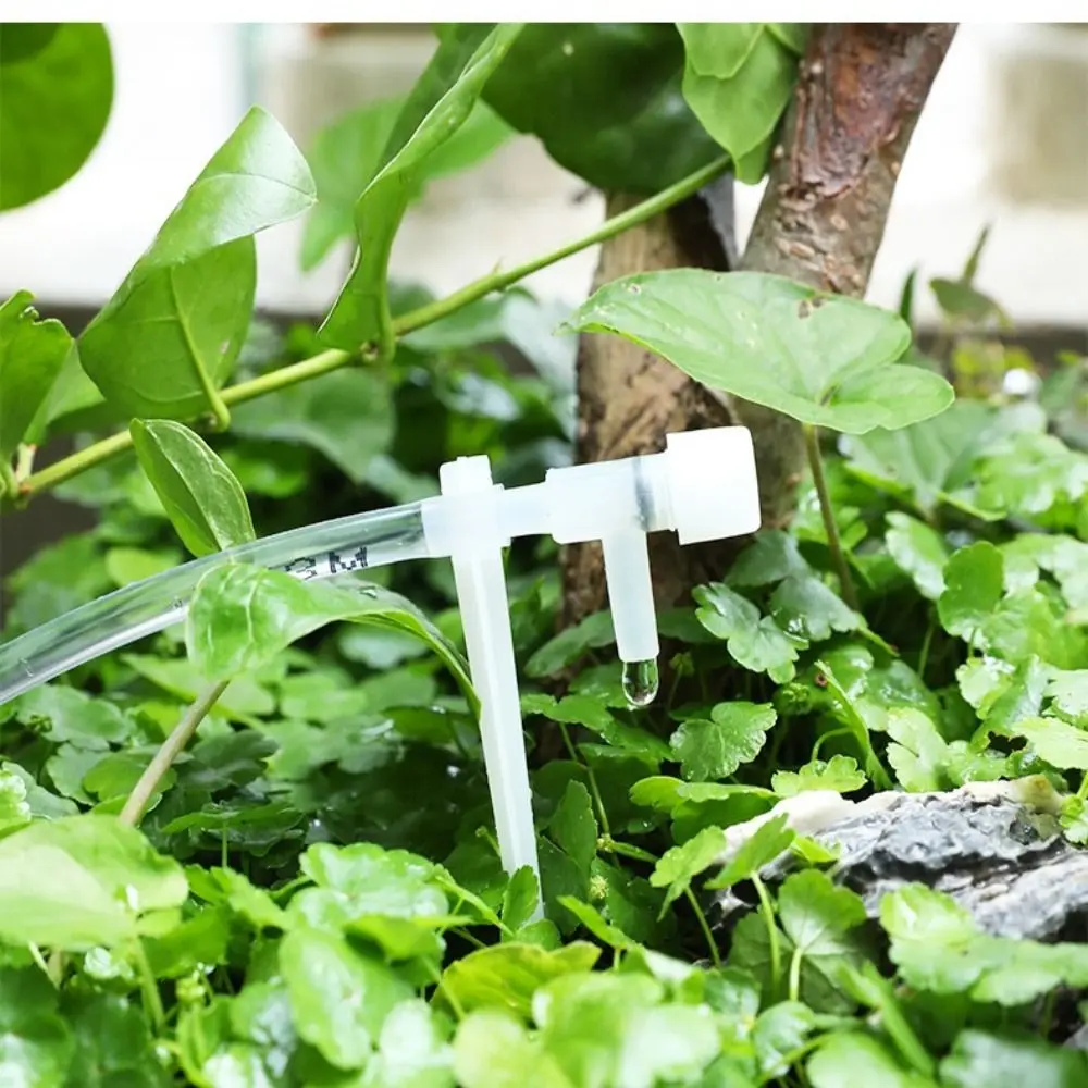 Greenhouse Garden Drip Irrigation Kit Adjustable 10/20/30M Plant Watering System with Regulating Valve 4/7mm Hose