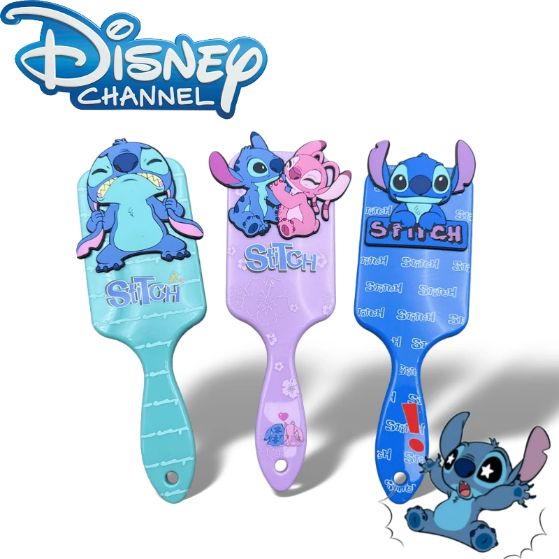 

Miniso Disney Animation Lilo & Stitch Comb Series Cartoon Stitch Peripheral Air Cushion Massage Comb Children Girl Student Comb