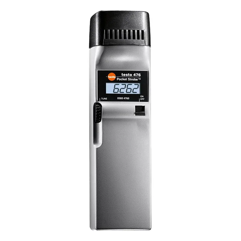 Testo 476  Pocket StrobeT Handheld Performance Stroboscope  (Xenon) 0563 4760 Strobe Meter With High Intensity Light