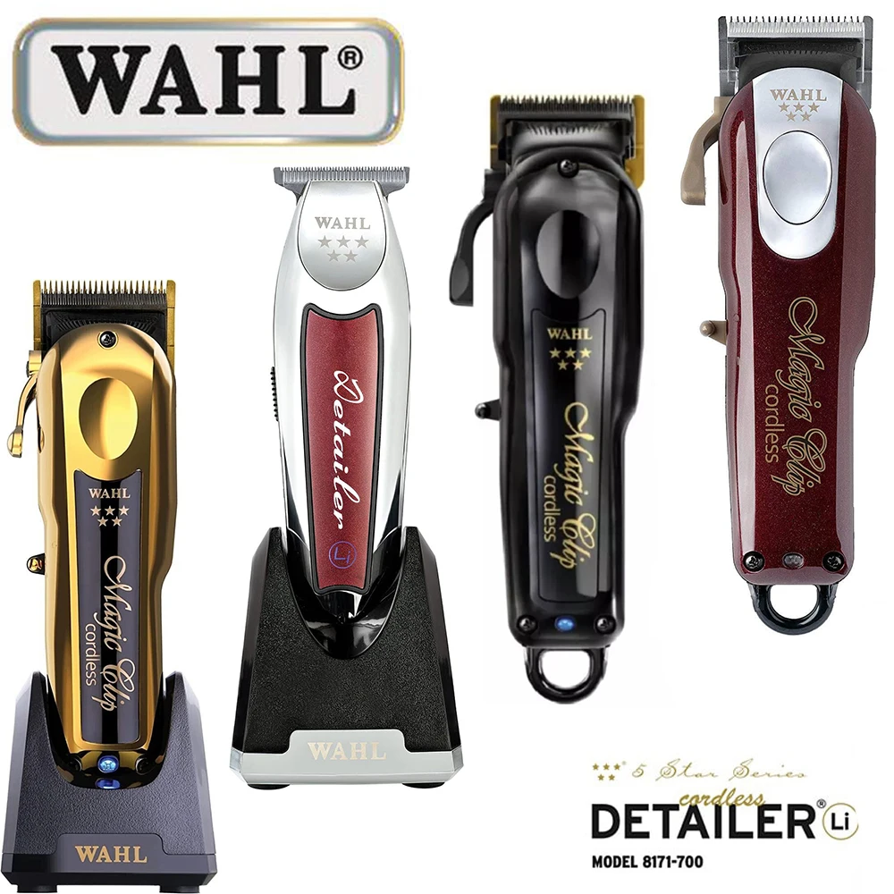 Wahl 8148 Magic Clip Black Combo Professional Barber Cordless Hair Clipper&Hair Trimmer&Vanish Shaver For Barbers & Stylists