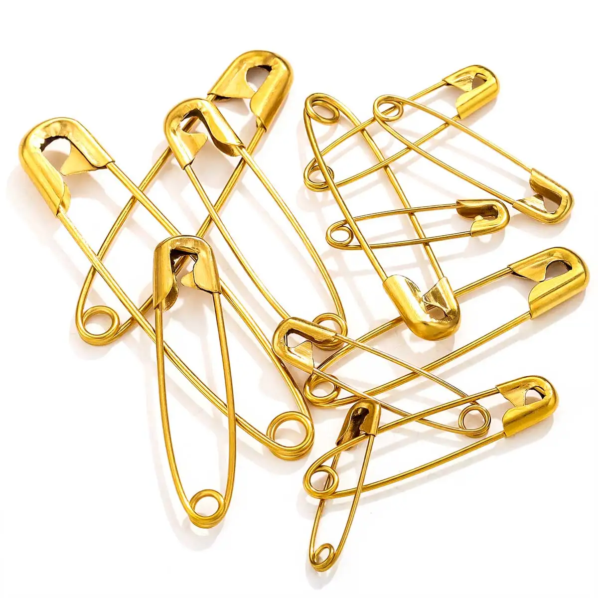 20-50pcs Stainless Steel Safety Pins DIY Sewing Tools Accessory Metal Needles Large Safety Pin Small Brooch Apparel Accessories