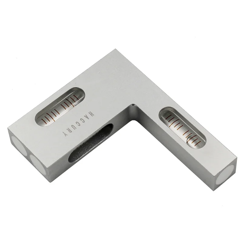 Imagem -05 - Três-sentido Três-eixo Metal Espírito Nível Bolha Frasco Amperole L85xw68xh14 mm Multi-função L-tipo Peça