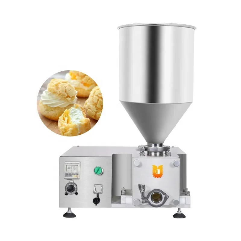 Cake Paste Injecting And Filling Machine / Cream Filling Machine For Cakes / Donut Filler Machine