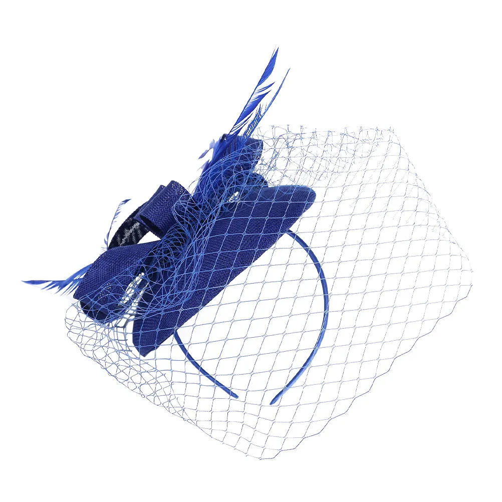 

Women Fashion Fascinator Headband Mesh Veil Tea Party Banquet Party Hair Clip Headdress Fascinator Hat Fascinators for Women