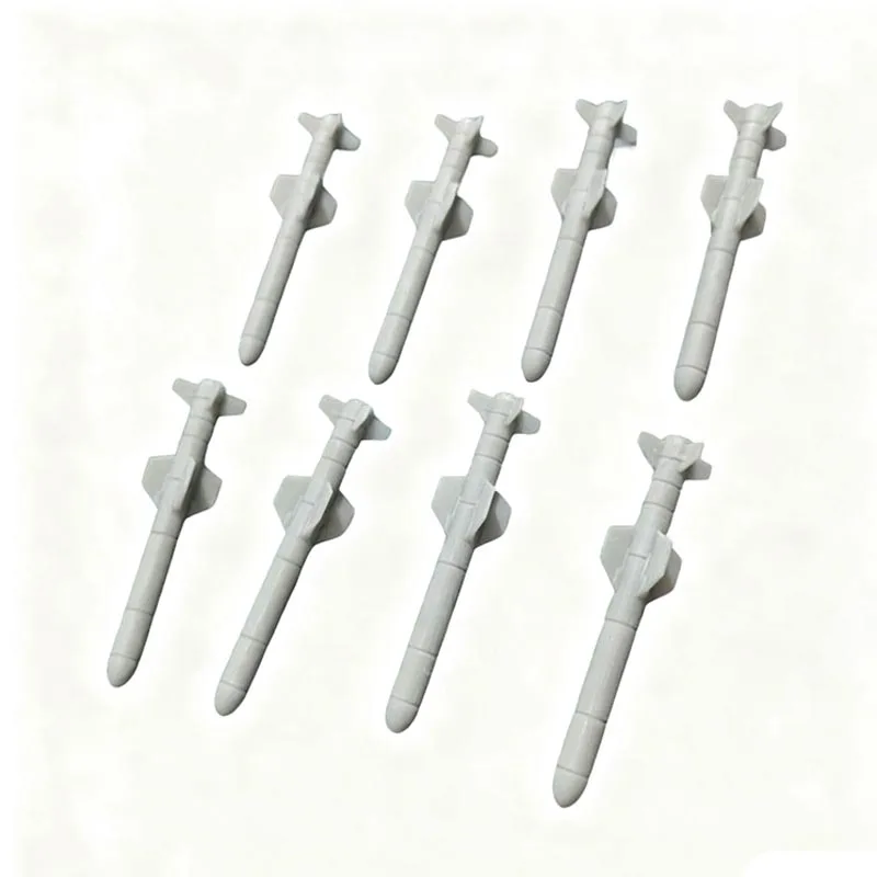 

8 шт. миниатюрная ракета AGM-84E масштабная модель 1/72, имитация противостоящего Land Attack Missiles для диорамы Wargaming Scene Decoration