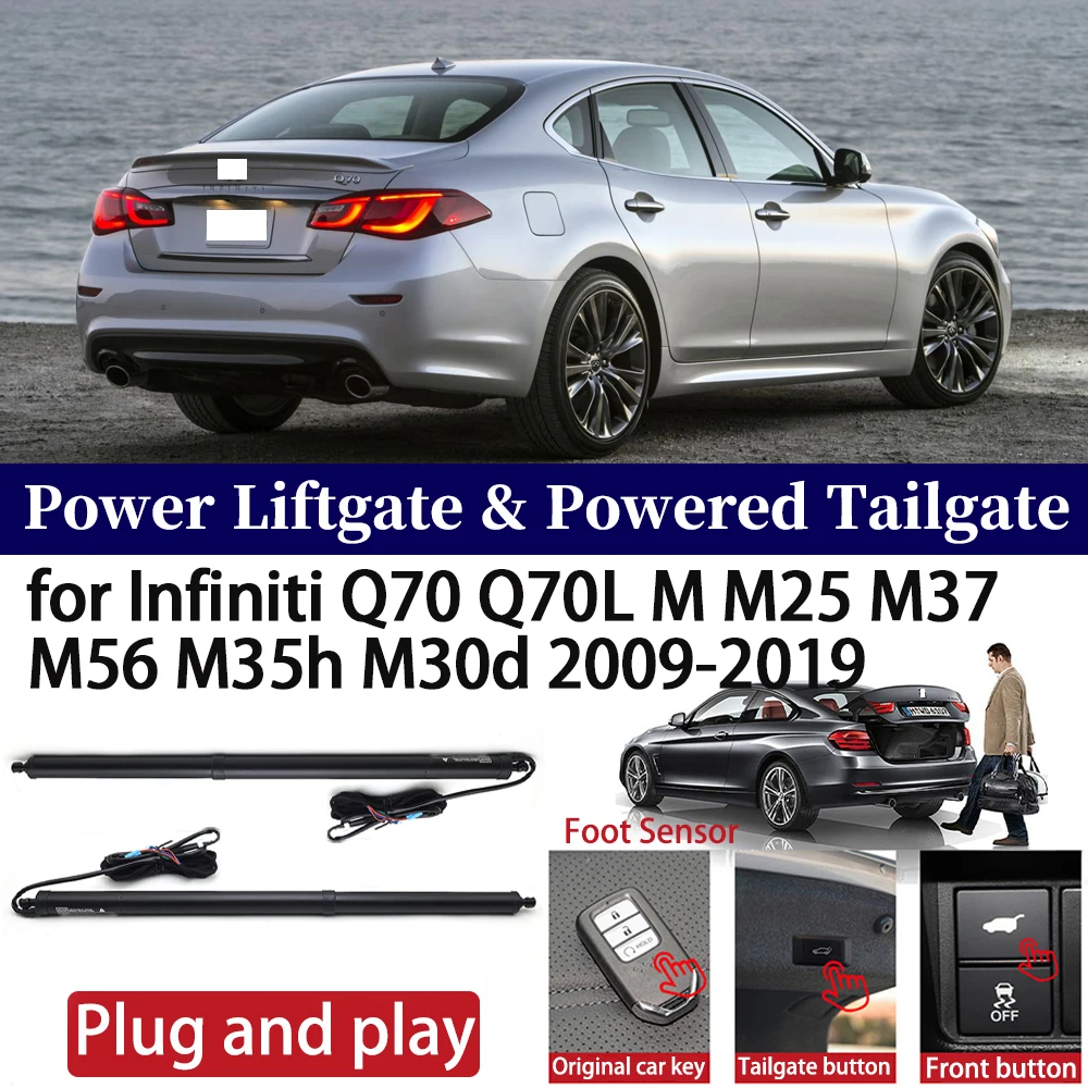 

for Infiniti Q70 Q70L M M25 M37 M56 M35h M30d 2009-2019 Car OEM Power Liftgate Automatic One-Click Powered Tailgate Strut