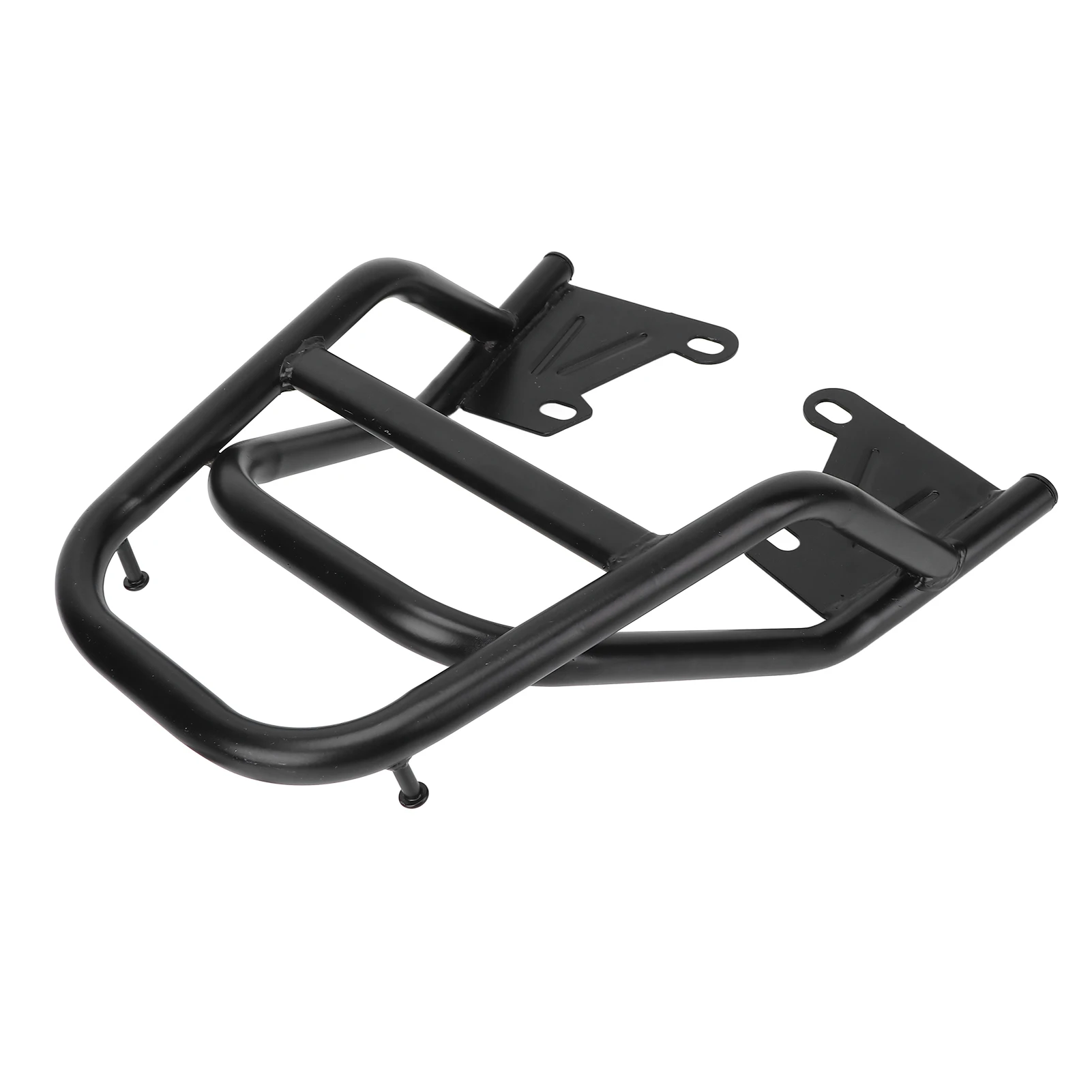 Tylny bagażnik motocyklowy z uchwytami, stelaż bagażowy, uchwyt na kufer, żelazny, czarny, zamiennik do Grom MSX125 M3, wspornik topcase