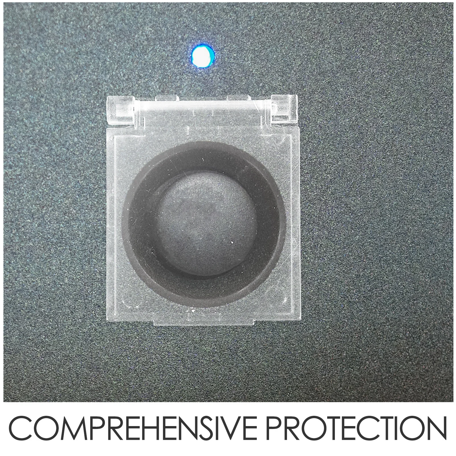 2pcs 19Mm Anti-Misoperation Power Button Cover Waterproof Switch Protector For Rhinestone Art Light Pad Industrial Control