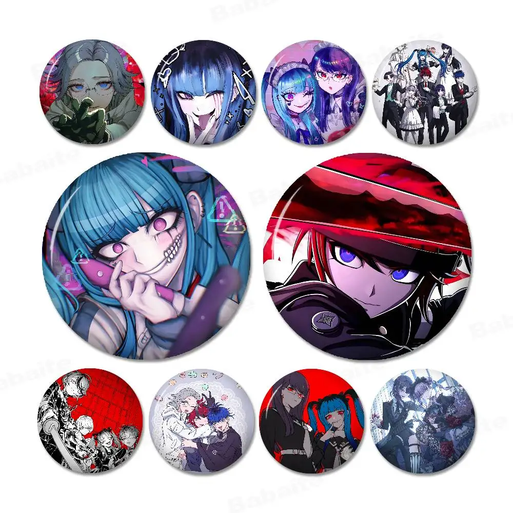 Anime Game Series The Hundred Line Last Defense Academy New Brooches Soft Button Pin Funny Meme Badge Gamer Collection Gifts