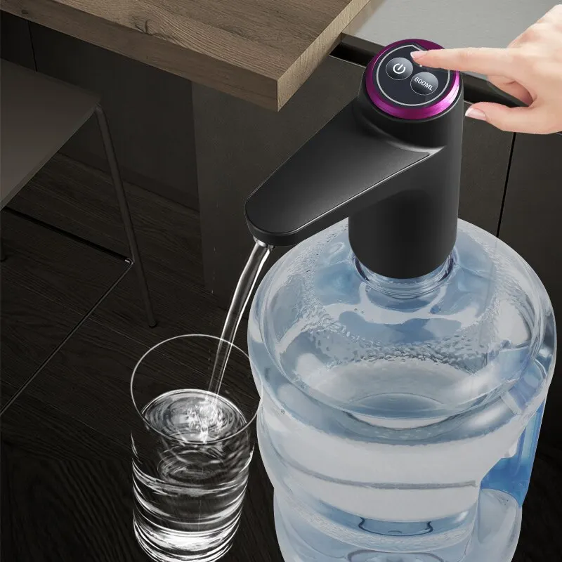 1 PCS Automatic Electric Water Bottle Pump Dispenser Household Gallon Drinking Bottle Switch Smart Water Treatment Appliances