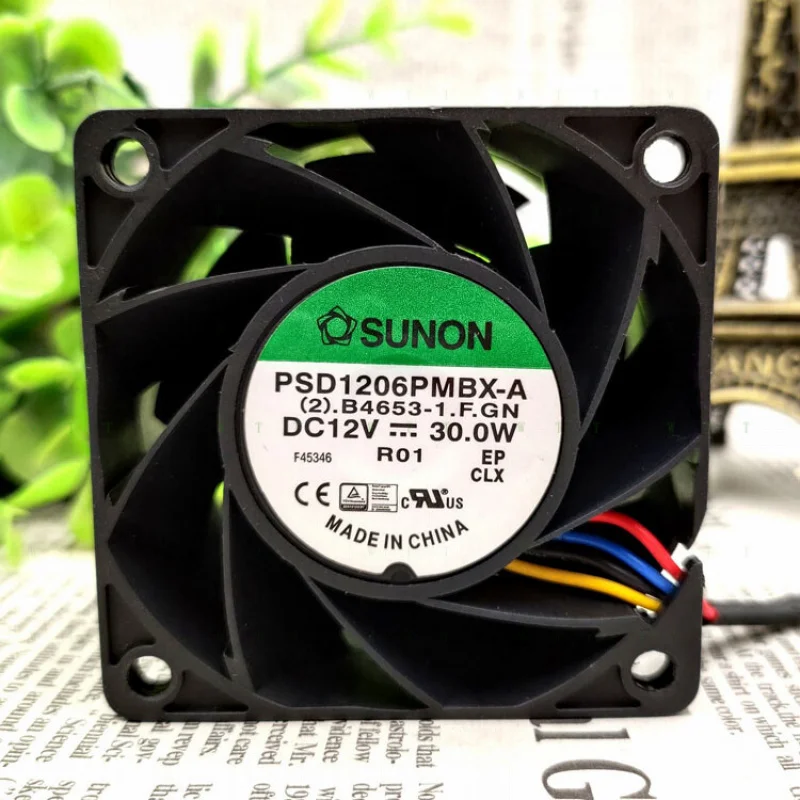 

H 1 pcs FOR SUNON PSD1206PMBX-A 6038 12V 30.0W 6cm Server Cooling Fan