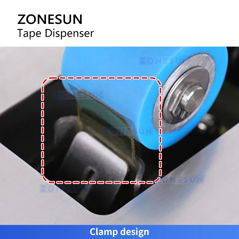 Zonesun ZS-JZ25 Corner Tape Dispenser Corner Sealing Machine Corner Seal Taping Machine Box Taper