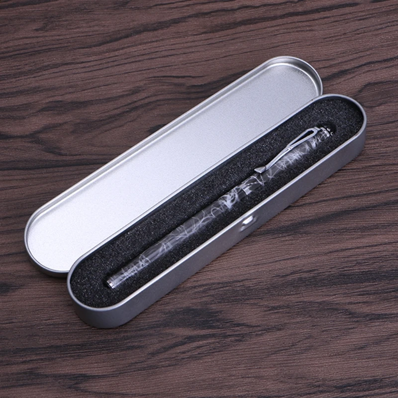 Y1UB Silver Tin Pencil for Case Pen Storage Box Stationery School Office