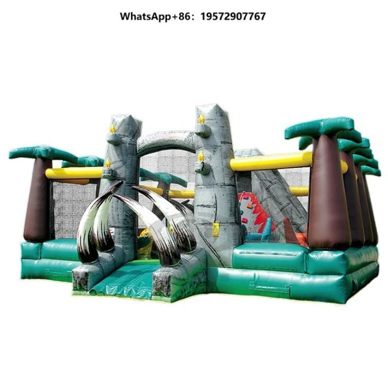 Adult Inflatable Dinosaur Inflatable Adventure Bounce House