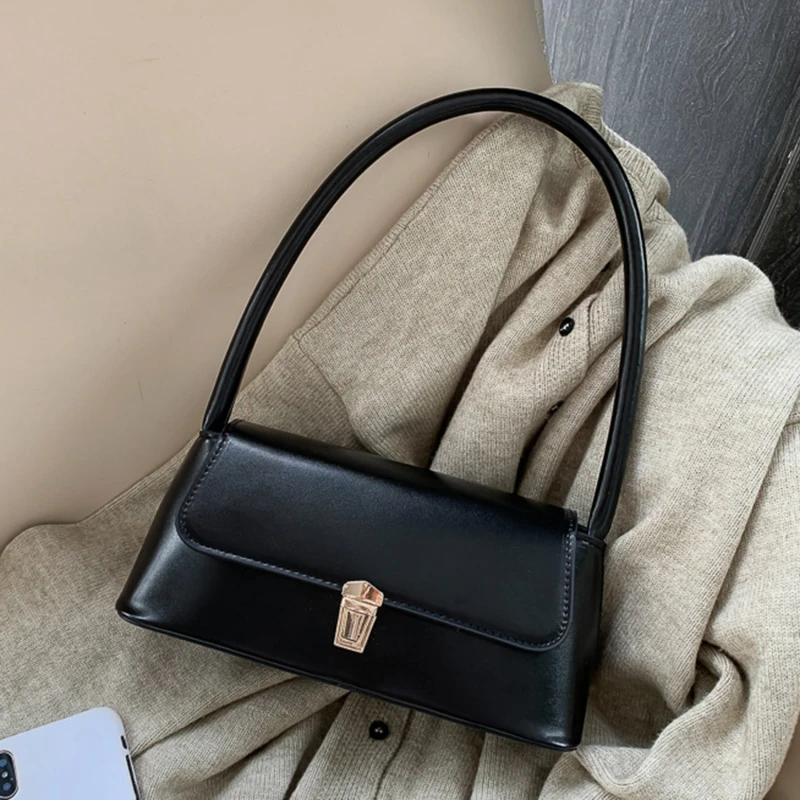 Crossbody Bags For Women Fashion Design Underarm 2024 Woman Shoulder Bag Female Handbag And Purses Solid Color