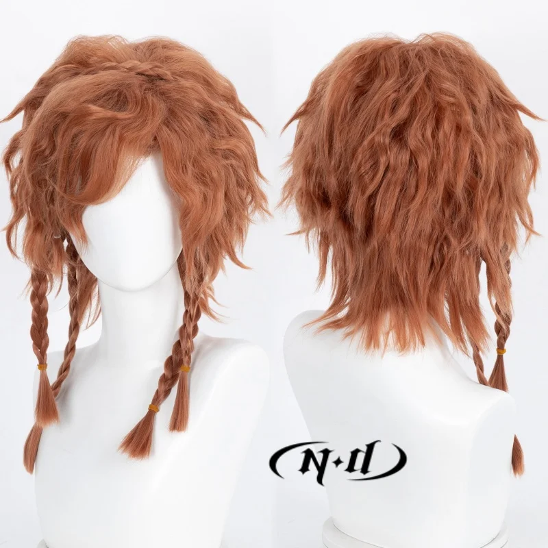 ND Archer Cosplay Pruiken Haarstukje ID V Game Cosplay Haar Pruiken voor Comic Con Coser Kostuum Themafeest Hittebestendig Synthetisch