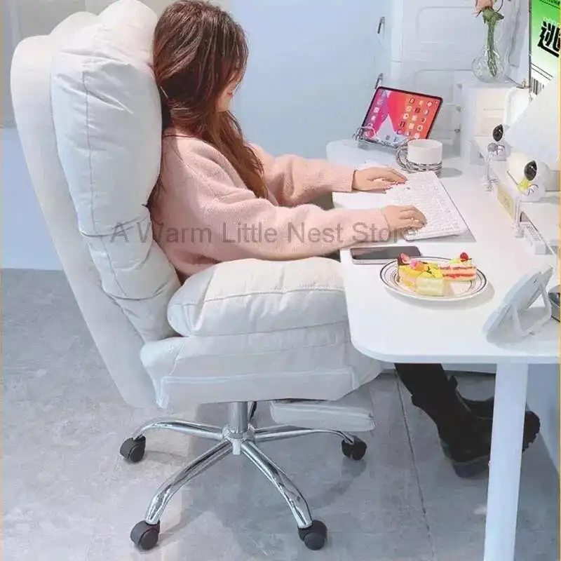 

Patio Lightweight Office Chair Vanity Salon Desk Mobile Living Room Bedroom Office Chair Luxury Silla Oficina Home Furniture