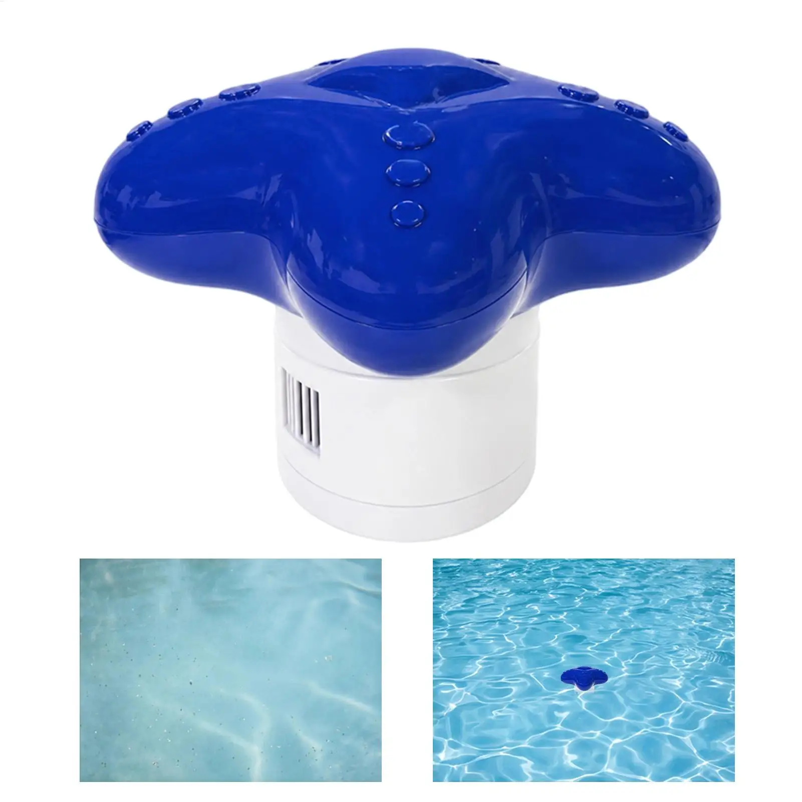 

Pool Chlorine Floater Star Shape Automatic Dispenser Floating Chlorine Holder for Swimming Pool Chlorination Maintenance