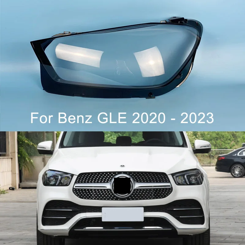 

Car Headlight Glass For Mercedes-Benz GLE 2020 2021 2022 2023 Car Parts Transparent Headlamp Shell Lens Cover Car Accessories