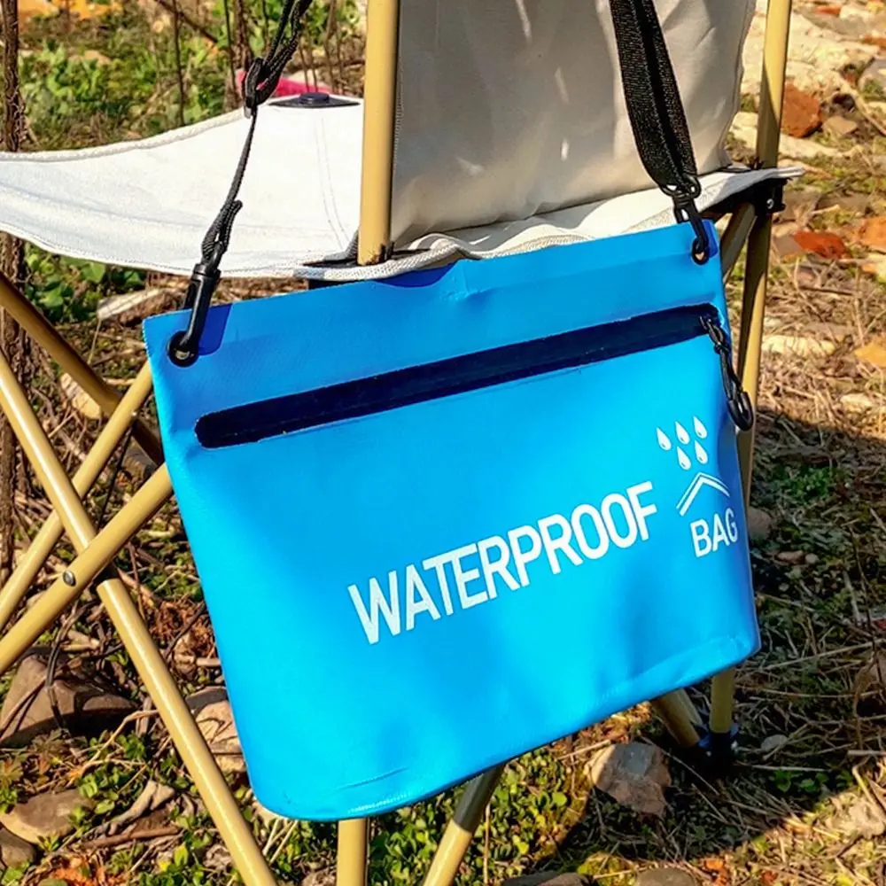 Bolsa seca impermeable de 5L, bolso de viaje con cremallera, saco de lavado, natación, Rafting, kayak, río, Trekking, canotaje flotante, bolsas de agua