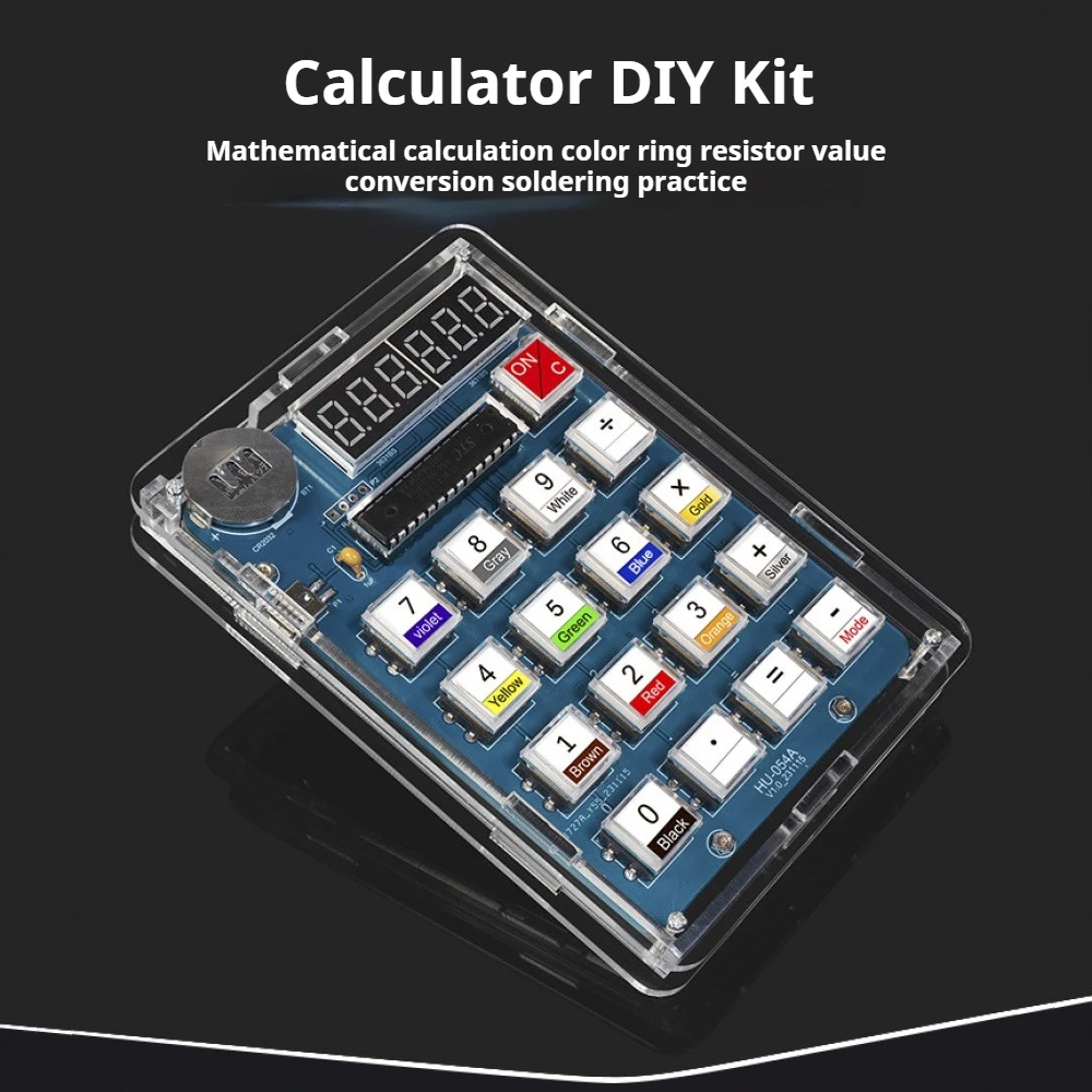 6 أرقام LED عرض آلة حاسبة لتقوم بها بنفسك عدة لحام ممارسة عدة MCU لحام التدريب تجربة الممارسة لتقوم بها بنفسك مجموعة مشروع لحام
