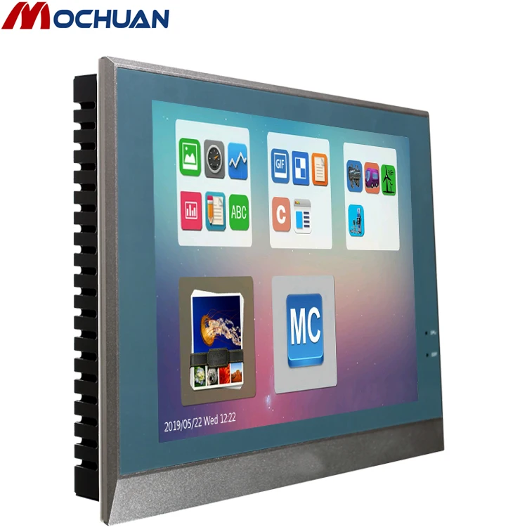 

12.1'' ihm hmi human interface with aluminium shell for plc and other electrical equipment