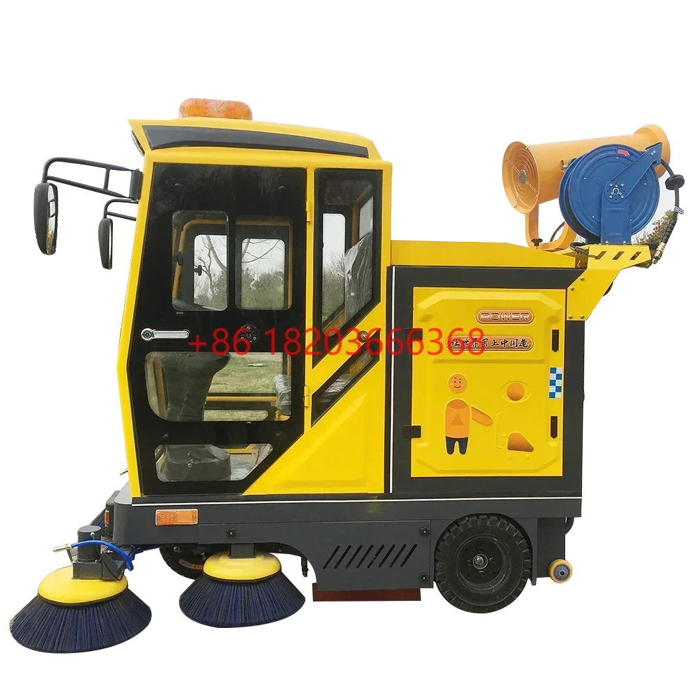 YG Customized Cleaning Equipment Industrial Automatic Floor Sweeper Ride On Electric Street Road Vacuum Sweeper
