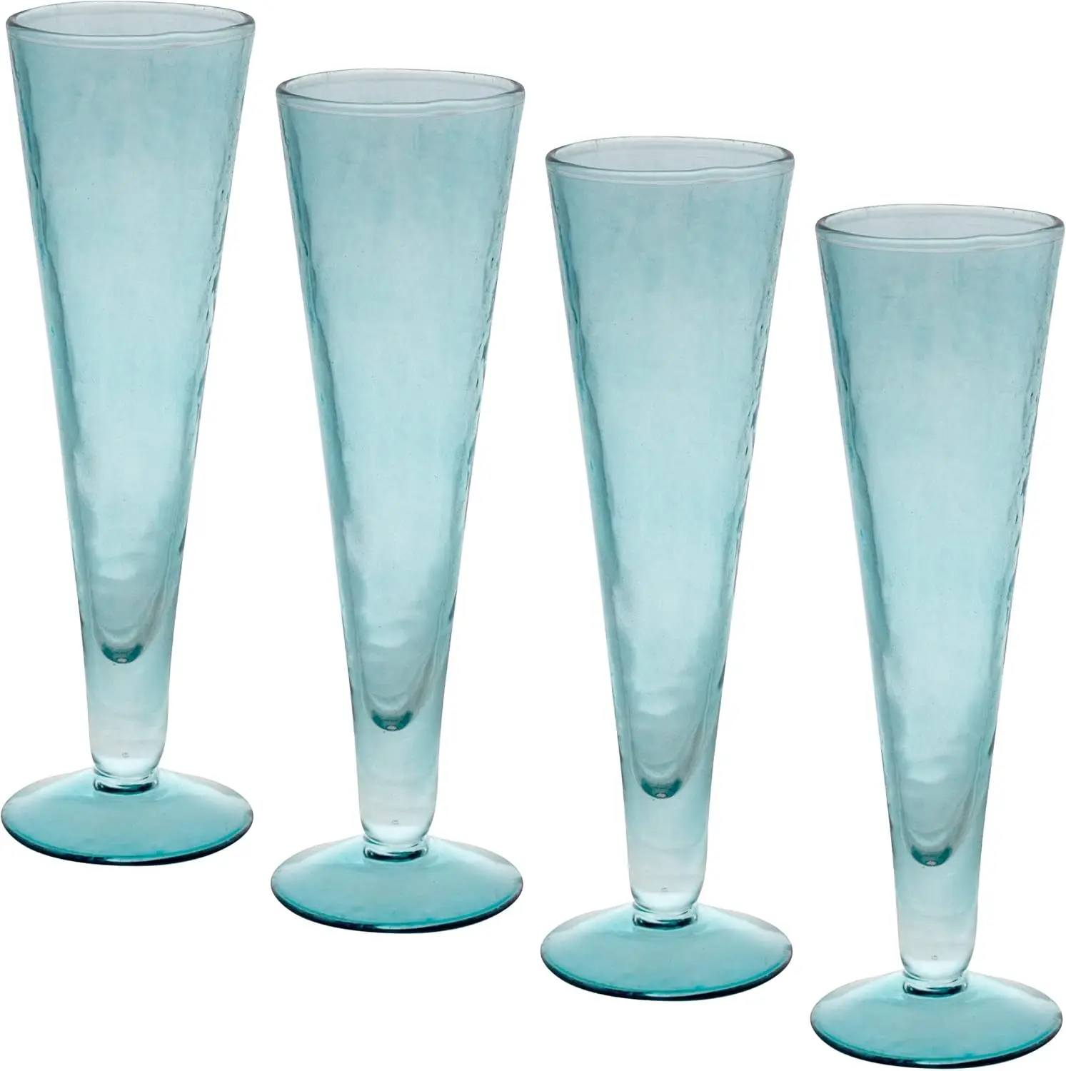 

Catalina Footed Champagne Flute Teal Set Of Four