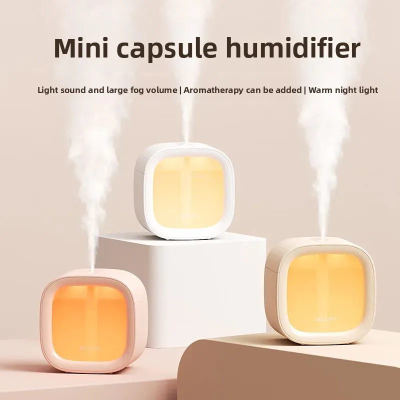 مرطب لاسلكي صغير محمول لمكتب المكتب وغرفة النوم وسكن HU18 مرطب هواء مدمج يعمل بمنفذ USB للأجهزة المنزلية