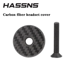 HASSNS Stem Cap Mtb Power Cap Bicycle Headset Top Cover For Mountain Road Bike Table Cover Carbon Steering Series Top Cycling