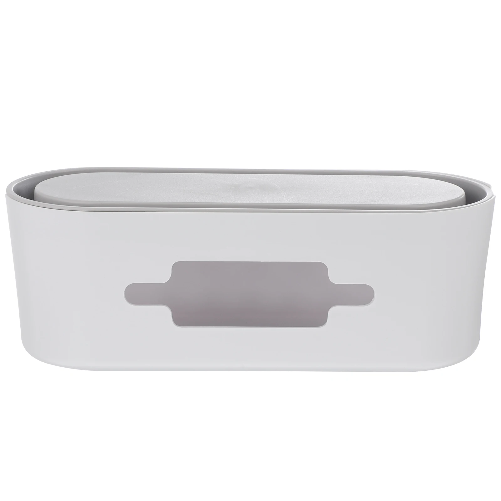 

Plastic Cable Management Strip Adapter USB Hub Large Opening Heat Dissipation Stylish ganizer Storage Container Desk