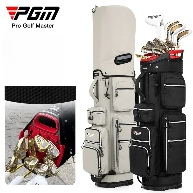 PGM Travel Golf Bag Golf Standard Bag Fixed Club Holder Light Portable Light Weight Sport Bags QB166